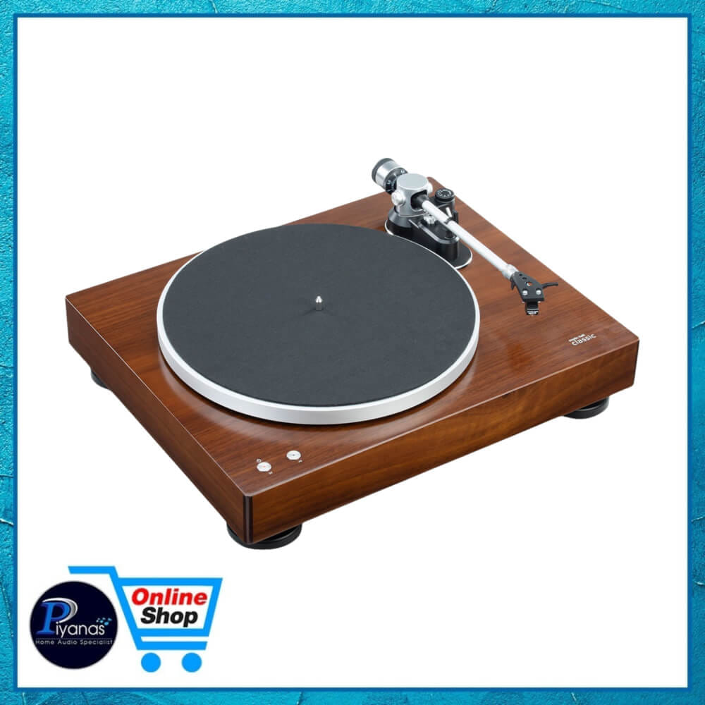 เครื่องเล่นแผ่นเสียง MUSIC HALL : CLASSIC (พร้อมหัวเข็ม MUSIC HALL รุ่น SPIRIT MM) (DARK WALNUT)
